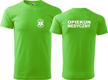 Męska koszulka medyczna Opiekun Medyczny Jakość koszulka dla opiekuna M