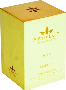 Gabrini nr 19 Perfect eau de toilette for women 75