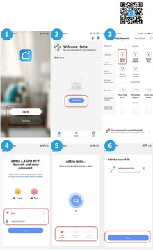 GNIAZDKO ELEKTRYCZNE WIFI TUYA 20A + MONITORING ENERGI - ALEXA GOOGLE HOME