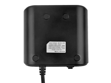 Дистрибьютор 3X розетка LIGER 12-24V 4X USB