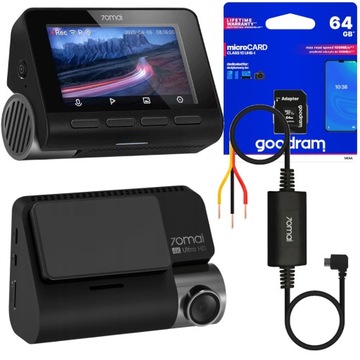 70MAI A800S 4K GPS ADAS + TRYB PARKINGOWY + 64GB