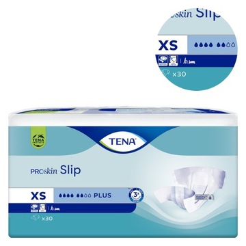 Pieluchomajtki TENA Slip Plus Extra Small 30szt