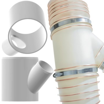 ROZGAŁĘŹNIK REDUKCJA 100X50X100 SPIRO - OSŁONA TARCZ