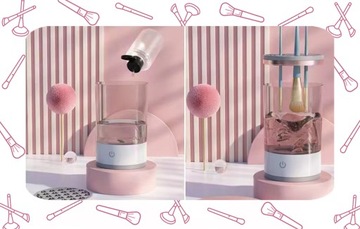 МАШИНА ДЛЯ ОЧИСТКИ КОСМЕТИЧЕСКИХ КИСТЕЙ ЭЛЕКТРИЧЕСКОЕ USB-УСТРОЙСТВО