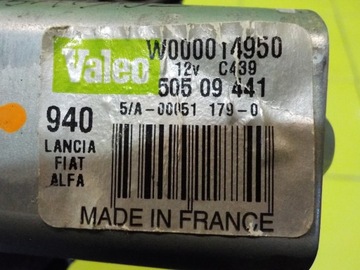 ALFA ROMEO GIULIETTA 1.4 T 11R MOTOREK STĚRAČE ZADNÍ 50509441