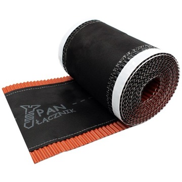 TAŚMA KALENICOWA ALUMINIUM GEO-VENT 240mm POD GĄSIOR CEGLASTA 5m RAL8004 DR