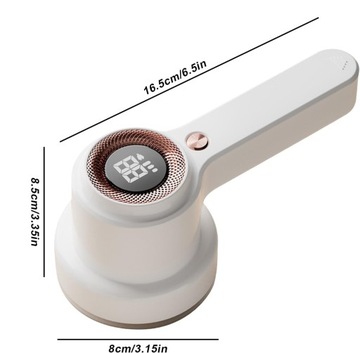 БРИТЬВА ДЛЯ ОДЕЖДЫ С ИНТЕЛЛЕКТУАЛЬНЫМ СВЕТОДИОДНЫМ ДИСПЛЕЕМ, 3 РЕЖИМА РАБОТЫ