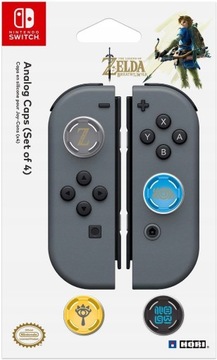 ОРИГИНАЛЬНЫЕ КРЫШКИ-ЛАСТИНКИ HORI ZELDA ДЛЯ JOY-CON ДЛЯ NINTENDO SWITCH, НАБОР 4 шт.