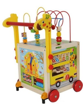 ОГРОМНЫЙ ДЕРЕВЯННЫЙ ОБРАЗОВАТЕЛЬНЫЙ КУБ 7в1 + МУЛА.