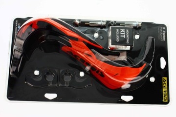 Поручни Acerbis X — заводские, с алюминиевым сердечником, черные помпонные ограждения