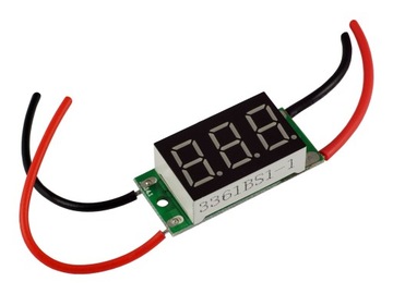 Amperomierz LED 12V 10A czerwony