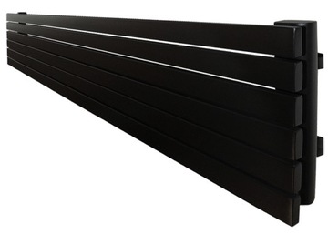 GRZEJNIK POZIOMY DEKO LOFT 45/100 CZARNY MAT STRUKTURA 525W