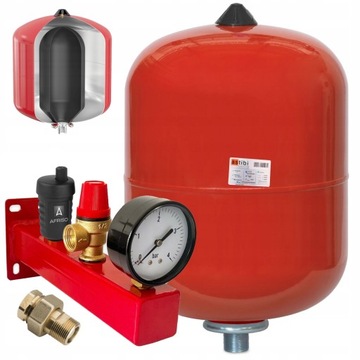 ZESTAW NACZYNIE WZBIORCZE PRZEPONOWE 12L GRUPA C.O