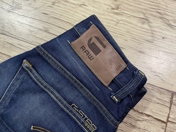 G-STAR RAW 3301Spodnie Męskie Jeans IDEAŁ W29 L34 pas 74 cm