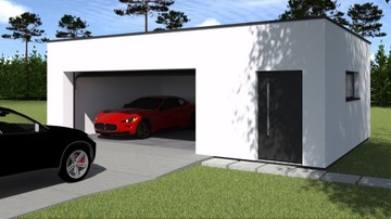 PROJEKT GARAŻU DWUSTANOWISKOWEGO G21 - modern 22