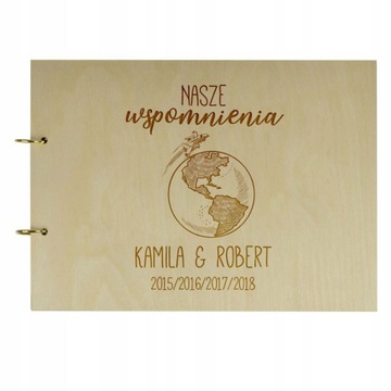 Prezent Dla Podróżnika Personalizowany Album