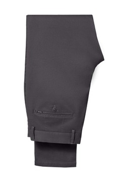 Spodnie Chino Slim Fit Szare z Bawełną Próchnik PM2 W33/L32