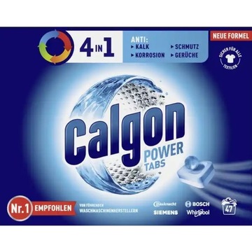 Odkamieniacz w tabletkach do pralek Calgon Power Tabs 4in1