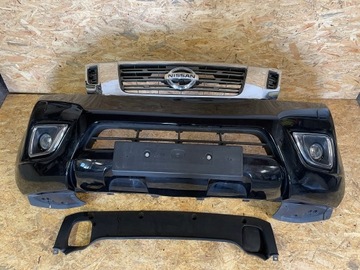 ZDERZAK PRZEDNI PRZÓD NISSAN NAVARA D23 NP300 KOLOR-GN0 KOMPLETNY