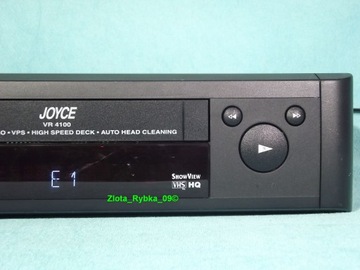 6-головочный Видеомагнитофон JOYCE / PHILIPS STEREO SP/LP ДИСТАНЦИОННОЕ ПОЛЬСКОЕ МЕНЮ ГАРАНТИЯ