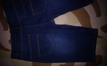 SPODENKI SZORTY JEANSOWE MĘSKIE PIERRE CARDIN DENIM PARIS M PAS=85 cm NOWE!