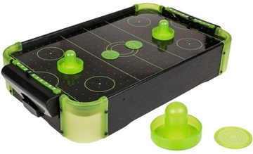 Настольный аэрохоккей - НЕОН - светится в темноте - игра АЭРОХОККЕЙ