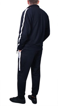 Мужской спортивный костюм SWEATSHIRT + COTTON PANTS черный 9106 L