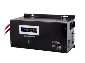 Kemot URZ3411 UPS PROsinus-2200 2200VA / 1600W 12V/230Vac, czarny