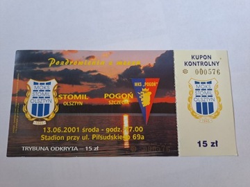 STOMIL OLSZTYN - POGOŃ SZCZECIN 13-06-2001
