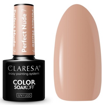 CLARESA LAKIER HYBRYDOWY PERFECT NUDE 7 -5G