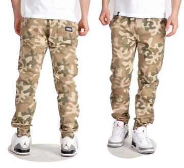 Spodnie L Bossline Casual Jogger Dessert Camo