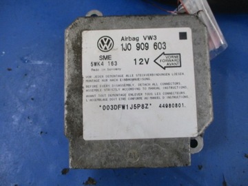 VW POLO 6N III KIEROWNICA KOŁO KIEROWNICY+PODUSZKA+STEROWNIK 1J0909603