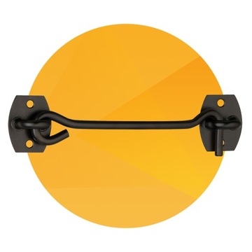 HACZYK DRZWIOWY ZAMKNIĘCIE BLOKADA DO OKIENNIC FURTKI DRZWI 200 mm GAMAR