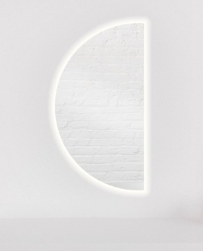 HELENA LED полукруглое зеркало 50x100