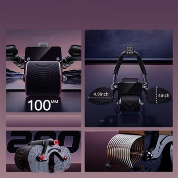 РОЛИК РОЛИК ДЛЯ ТРЕНИРОВКИ МЫШЦ ЖИВОТА ПОЯСНОСТИ 4D КРУГОВЫЙ ИНСТРУМЕНТ ДЛЯ ТРЕНИРОВОК