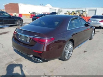 Mercedes Klasa S W223/V223 2023 Mercedes-Benz Klasa S MERCEDES-BENZ S 580 4MATIC 4.0 Benzyna 496KM, zdjęcie 2
