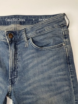 Jeansy damskie Calvin Klein slim boyfriend r. 6 US