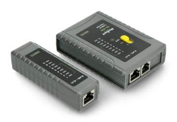 Тестер-измеритель кабелей RJ-11, RJ-12, RJ-45, RB-468