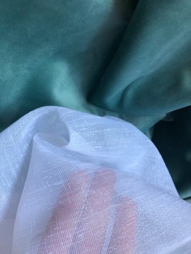 Батистовая штора FROST LINEN WHITE290 x 300 FROG TUNNEL