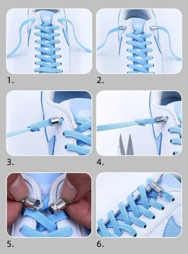 ЭЛАСТИЧНЫЕ РЕЗИНОВЫЕ ЛАЗЫ без завязывания_20 цветов