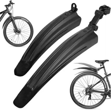 BŁOTNIKI ROWEROWE PRZÓD TYŁ DO ROWERÓW ZESTAW BŁOTNIKÓW KOMPLET ROWER 2 SZT