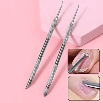 DŁUTKO D510 kopytko pusher do skórek dwustronne odpychacz kółeczko SEOL