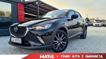 Mazda CX-3 Crossover 2.0 SKY-G 120KM 2017 Mazda CX-3 2.0benz Manual Navi LIFT kamera climatronic 100 bezwypadek Skora