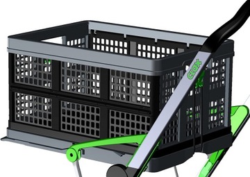 Clax - Innowacyjny wózek na zakupy o maksymalnej funkcjonalności