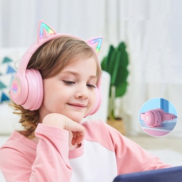 Słuchawki ONIKUMA B90 RGB Różowy