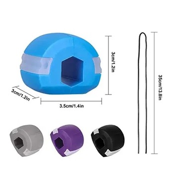 Мяч для фитнеса с подбородком, 4 предмета, для лица