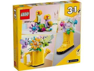LEGO CREATOR 31149 3В1 ЦВЕТЫ В ЛЕЙКЕ ПОПУГАЙ ГАЛЛОС 8+ НОВИНКА