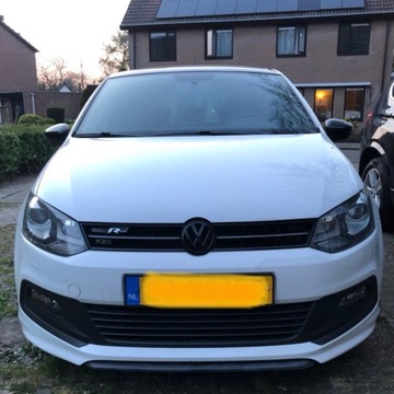 VW POLO V LIFT BADGE ЭМБЛЕМА ЛОГОТИП В ГРИЛЬ-ШЛЯПЕ ЧЕРНЫЙ НАБОР ПИАНО GTI