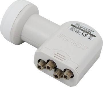 СПУТНИКОВАЯ АНТЕННА 80 см CORAB + QUAD OPTICUM + F PLUG