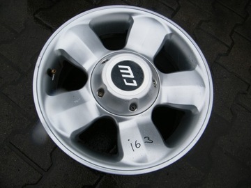 4× DISK HLINÍK BORBET MITSUBISHI L200 PAJERO TOYOTA HIACE 8.0" X 16" 6X139.7 ET 31